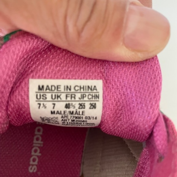 Adidas x Raf Simons Bounce Pink Sneaker - Picture 8 of 9